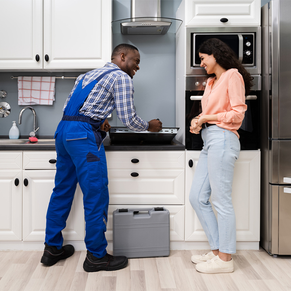 how long does it typically take to complete cooktop repair services in Dewey County